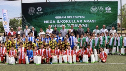 Meram’da Şampiyon Belli Oldu! Minik Yürekler Kupa İçin Ter Döktü
