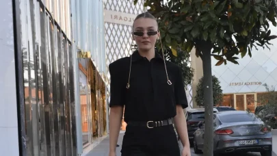 Melisa Döngel’den İlham Veren Kombin! Alışveriş Turunda Tarz Dersi Verdi