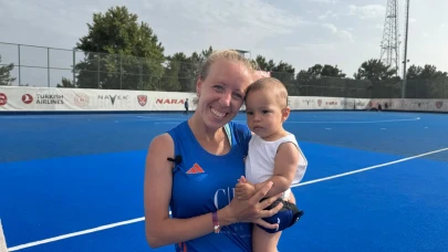 Kucağında bebeğiyle finale! Bu kadın sporcu Türkiye’ye ilham oldu