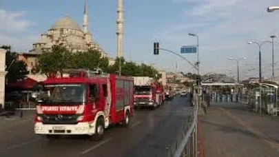 Ümraniye’de Dükkan Yangını: Dört Katlı Binada Korku Dolu Dakikalar