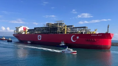Cumhurbaşkanı Erdoğan Uğurladı, Türkiye’nin İlk Yüzer Gaz Platformu Göreve Hazır