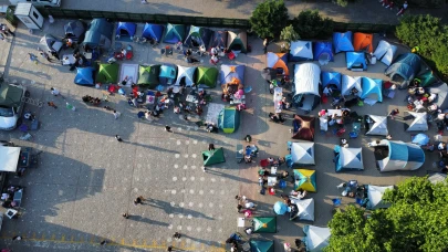 600 Öğrenciyle Çadırda Unutulmaz Anlar