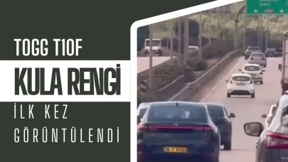 Bursa'da yol testlerinde 5 adet Togg T10F kula rengiyle ilk kez görüntülendi!