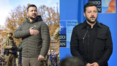 Zelenski’nin 4 yıl aradan sonra NATO’da giydiği takım elbise ne mesaj veriyor?