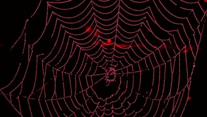 Bilim insanları örümceğin genini hackleyerek parlak kırmızı ipek üretti