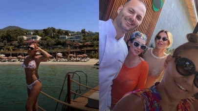 Demet Akalın Bodrum’da, fit haliyle göz kamaştırdı!