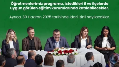 Öğretmenlere mesleki gelişim kolaylığı ve idari izin müjdesi