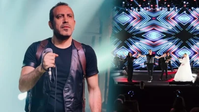 Sahne arası nikah molası gibi! Haluk Levent finali tatille yaptı