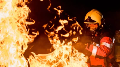 Erzurum’da otobüste yangın paniği!