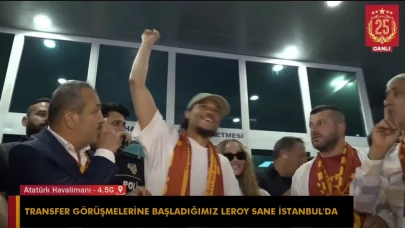 Sane İstanbul'a indi! İşte ilk sözleri