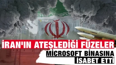 İran'ın ateşlediği füzeler Microsoft binasına isabet etti
