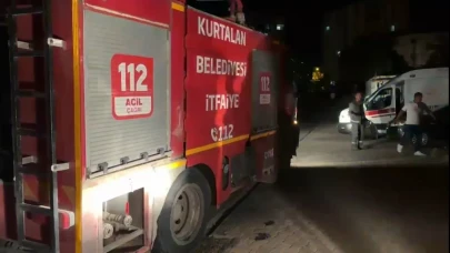 Polis lojmanlarında korkutan yangın alarmı!