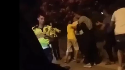 Ehliyetsiz Sürüşe Ceza Kestiler, Baba Ortalığı Birbirine Kattı!