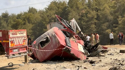 Hatay’da freni bozulan vinç dehşeti! 1 ölü 1 yaralı
