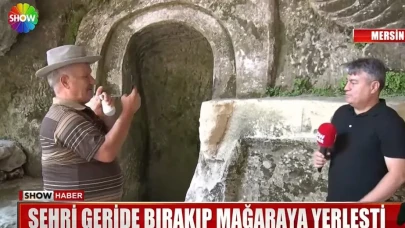 Huzuru mağarada buldu! Tam 36 yıldır mağarada yaşayan Mustafa'nın ilginç hikayesi
