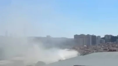 Bir anda alev aldı: Esenyurt’ta kazan atölyesinde büyük yangın