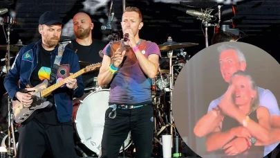Coldplay konserinde ihanet krizi! CEO sevgilisiyle yakalandı