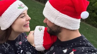 Berk Oktay ve Yıldız Çağrı Atiksoy’dan aile pozu: Minik Mira Milena büyüdü