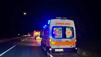 Uşak'ta kahreden kaza: Otomobil şarampole yuvarlandı, genç Kazım can verdi!