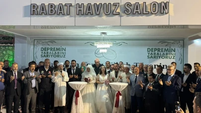6 Şubat’ın Yaraları Sarılıyor: Adıyaman’da 100 Çift İçin Anlamlı Tören!