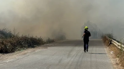 Antalya’da Otluk Alan Alev Aldı: İtfaiye Ekipleri Tehlikeyi Büyümeden Önledi