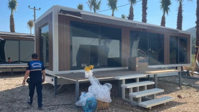 Belediyeden Akbük’te hukuki hamle: Taşınabilir yapılar mühürlendi, para cezaları kesildi