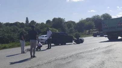 Düzce’de tarım aracı kullanan sürücü kamyonla çarpışma sonucu vefat etti