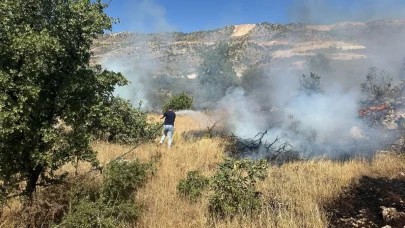 Gabar Dağı’nda alevlerle zzorlu mücadele: Yangın sabaha doğru söndürüldü