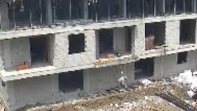 Samsun'da şantiye kazası: Tuğla ustası çalışma esnasında birinci kattan düştü