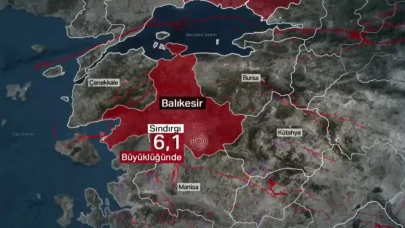 Son dakika... Balıkesir'de 6.1 büyüklüğünde deprem! İstanbul ve İzmir çok şiddetli sallandı