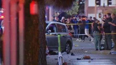 ABD'de facia! Bir araç kalabalığın arasına daldı: Ölü ve yaralılar var