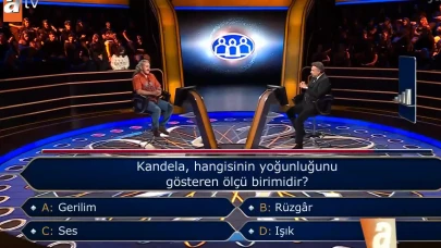 Kandela neyin yoğunluğunu gösterir? Gerilim, Rüzgar, Ses, Işık mı?