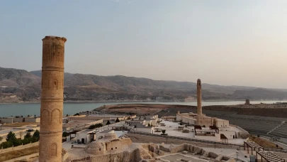 Tarihin kalbi Hasankeyf’te ecdat mirası gökyüzünden görüntülendi