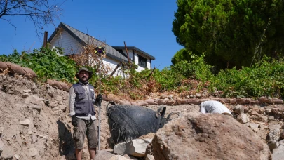 Urla Liman Tepe’de 7 bin yıllık tarih su altında gün yüzüne çıkıyor