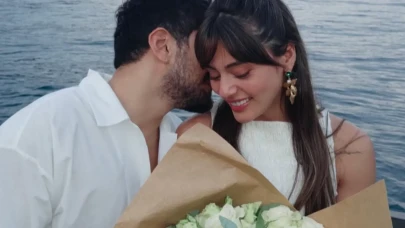 Teknede dizi gibi teklif! Sıla Türkoğlu evliliğe ilk adımı attı