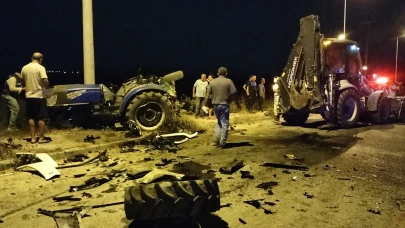 Antalya’da traktör-otomobil kazası: 2 yaralı