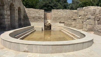 Muğla’da tarihi an: Antik Roma Hamamı 1900 yıl sonra yeniden hayatta