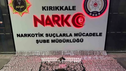 Kırıkkale’de zehir tacirlerine darbe: 13 bine yakın sentetik hap yakalandı