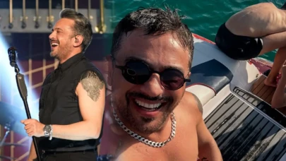 Emre Altuğ ve oğullarının Çeşme Wakesurf şovu!