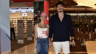 Enes Koçak ve Eylül Tumbar el ele görüntülendi: AVM'de aşk turu