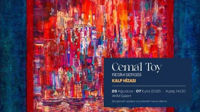 Cemal Toy’un “Kalp Hizası” sergisi AKM’de sanatseverlerle buluşuyor
