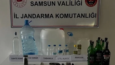 Samsun’da Sahte İçki Operasyonu: 1 Kişi Gözaltına Alındı