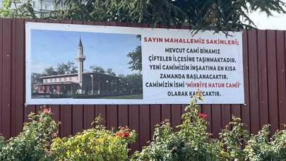 Mıhriye Hatun Camii taşınıyor