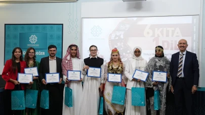 “6 Kıta 1 Dil” projesinin finali İstanbul’da yapıldı: Öğrenciler kültürlerini Türkçe ile anlattı