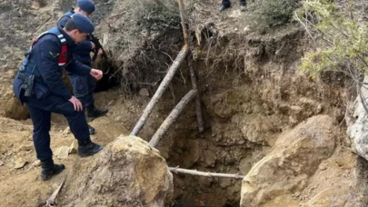 Nurdağı’nda define avı girişimi jandarmaya takıldı