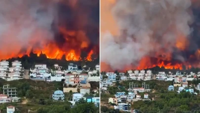 Yangın alarmı Antalya’da: Evler tahliye edildi, ekipler yangına müdahale ediyor!