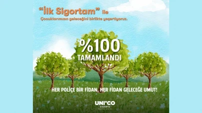 Unico Sigorta’dan Bursa’ya 30 bin fidanlık armağan: Her poliçe bir can oldu