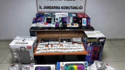 Gaziantep’te 1 milyon liralık kaçak elektronik jandarma operasyonuyla yakalandı