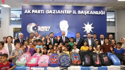 AK Parti Gaziantep İl Başkanlığı’ndan yeni eğitim yılı öncesi anlamlı destek