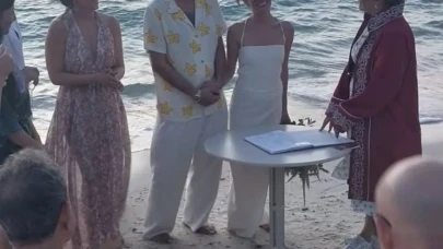 Ceren Moray evlendi! Ünlü oyuncu DJ Doğu Orcan ile nikah masasına oturdu